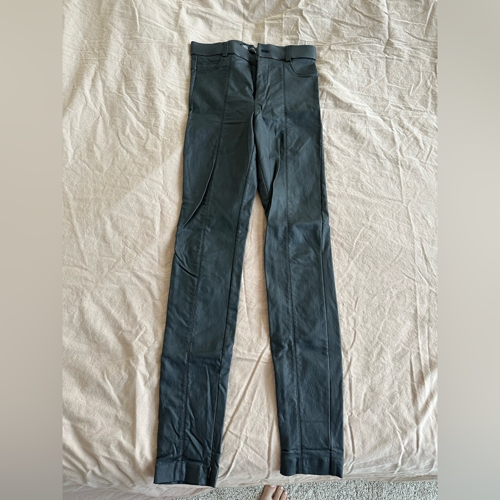 Legging leather look pants